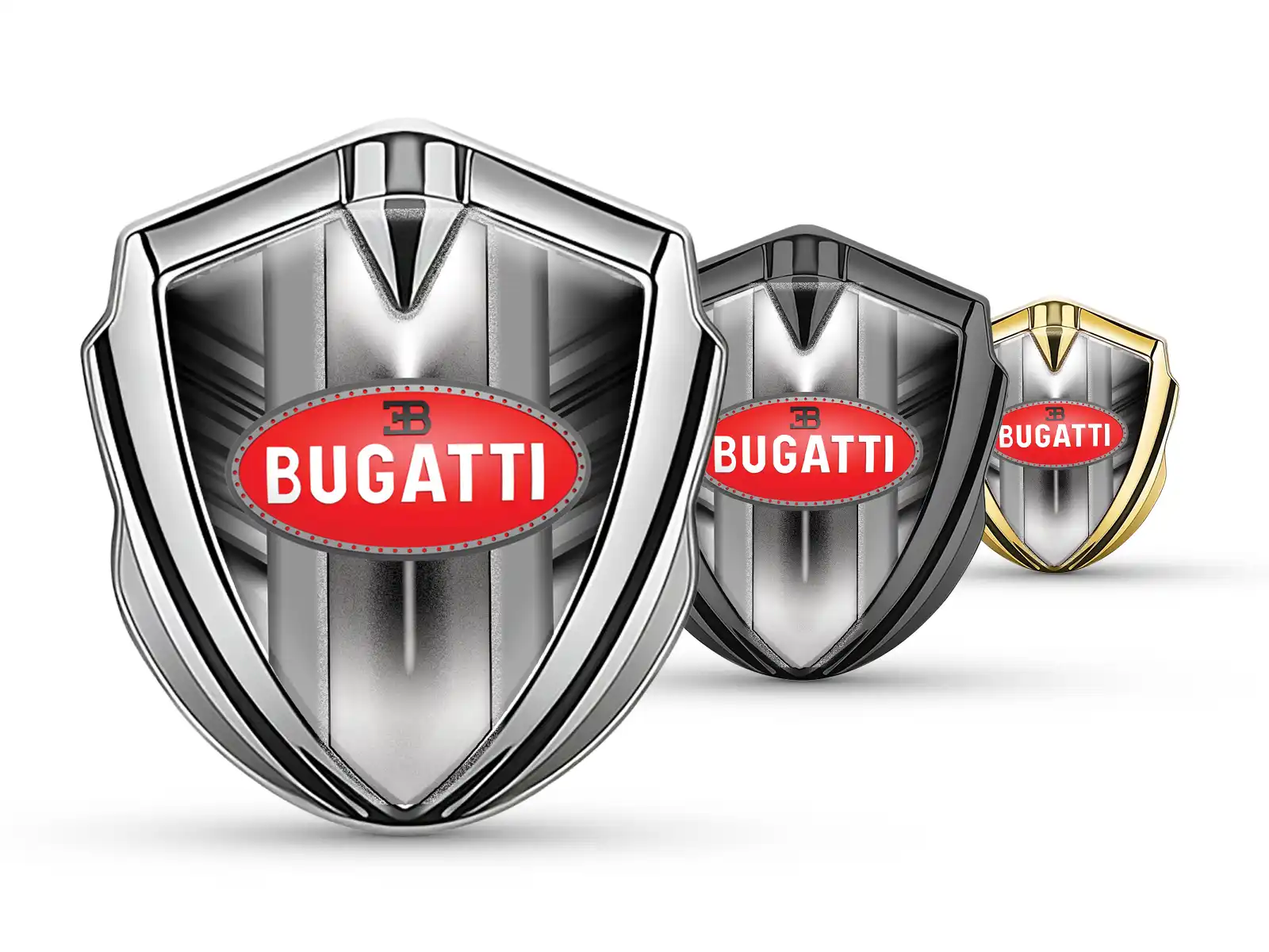 Bugatti Emblema Silicone Badge Stile Minimal Uni-Size